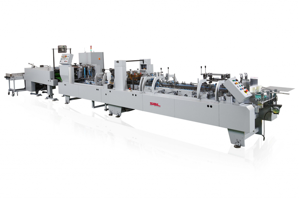 automatic folding and gluing machine